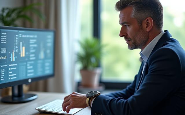 Giovane uomo con strumenti di biohacking che ottimizza la sua salute